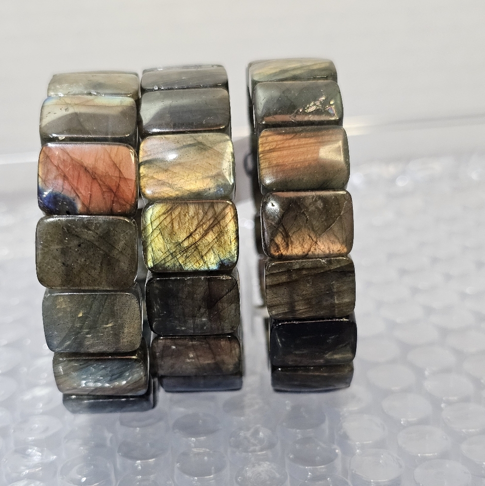 Labradorite Soft Bangle